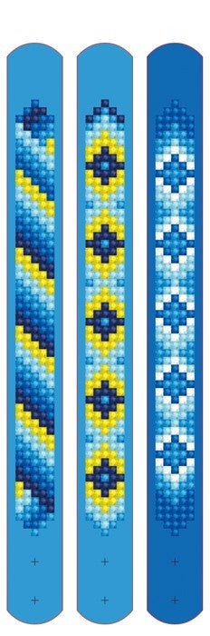Diamond Dotz | Dotzies Bracelets - 3 Pack - Shades of Blue