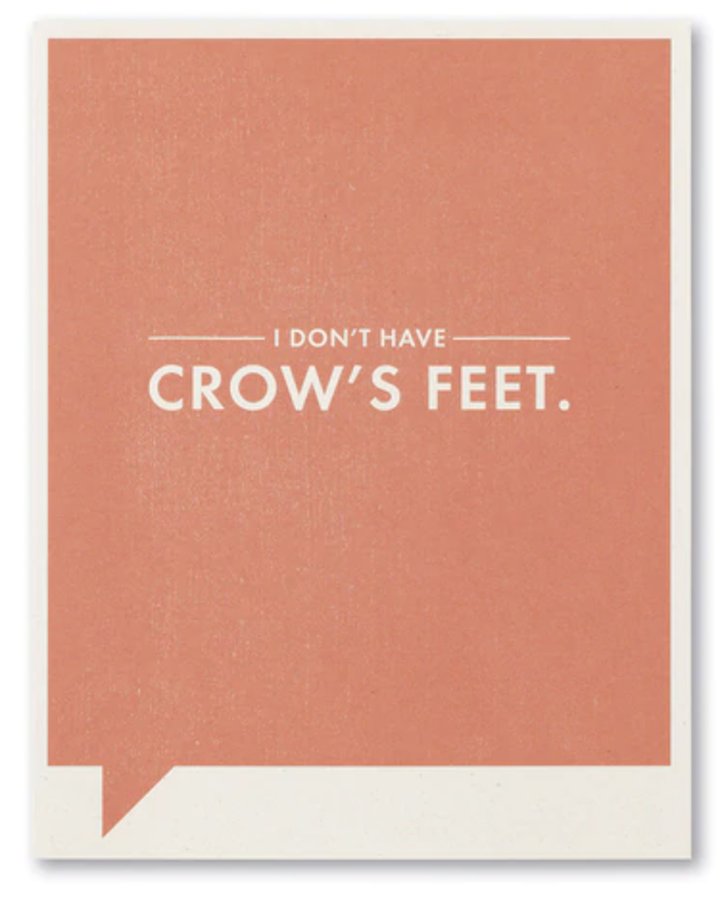 Crow's Feet card