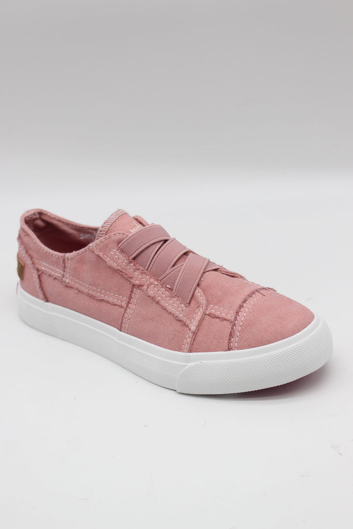 Blowfish Marley - Kids' Dusty Pink Color Washed Canvas Slip On
