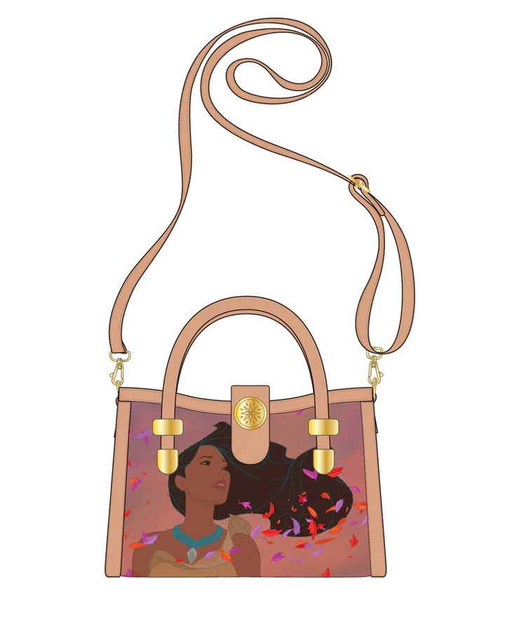 Pocahontas Princess Scene Crossbody Bag