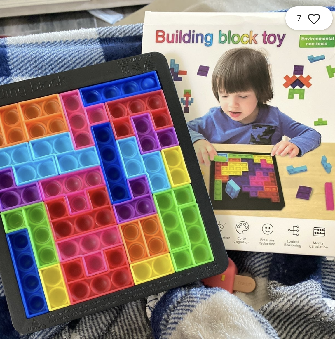 Pop Tetris Fidget Game