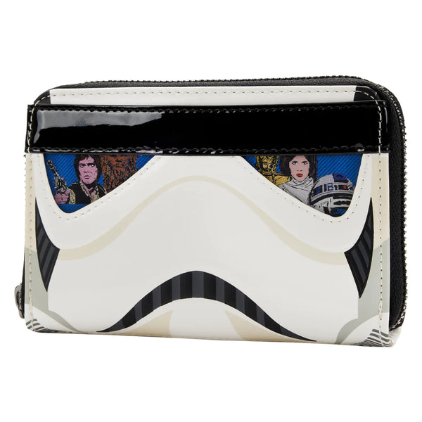 Stormtrooper Lenticular Cosplay Zip Around Wallet-Featherandvine