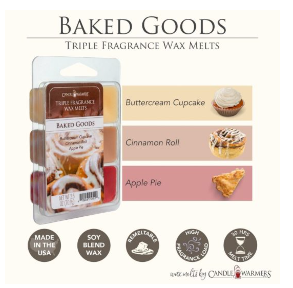 Baked Goods Triple Fragrance Wax Melts