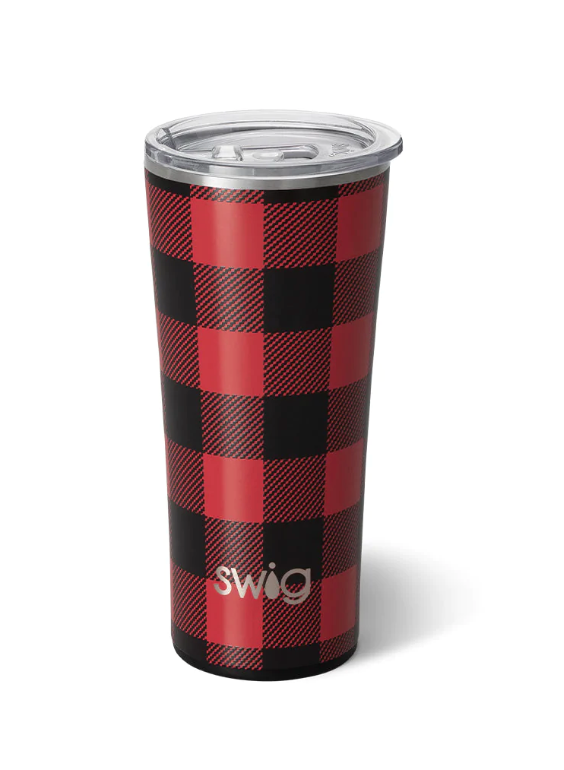 Buffalo Plaid Tumbler (22oz)