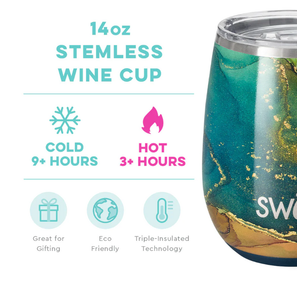Swig-Riverstone Stemless Wine Cup (14oz)