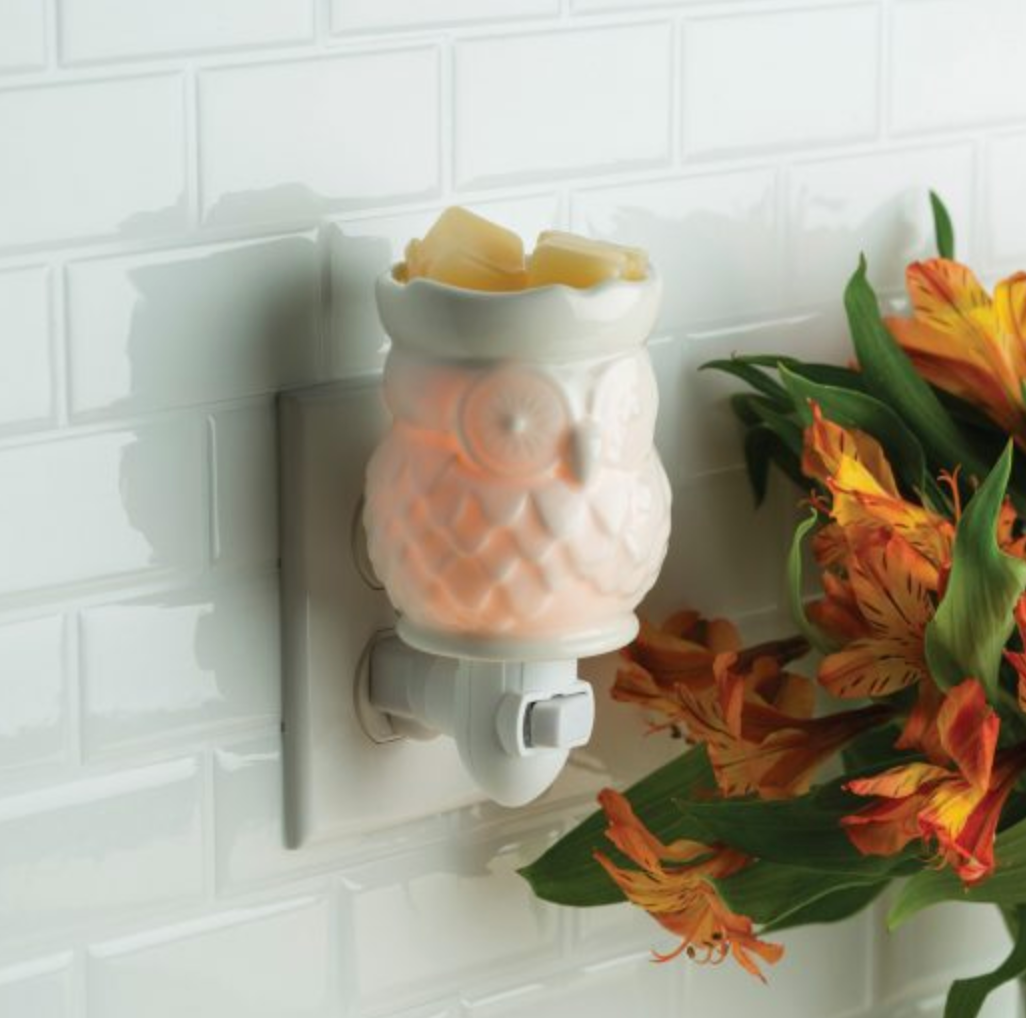 Porcelain Owl Pluggable Fragrance Warmer