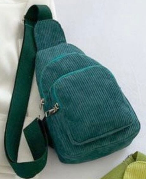 Corduroy Sling Bag