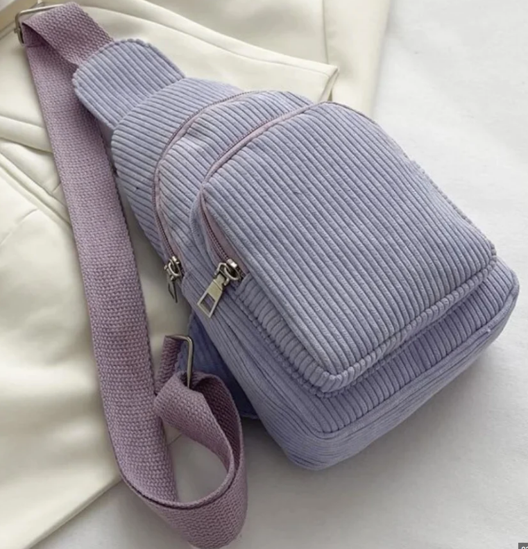 Corduroy Sling Bag