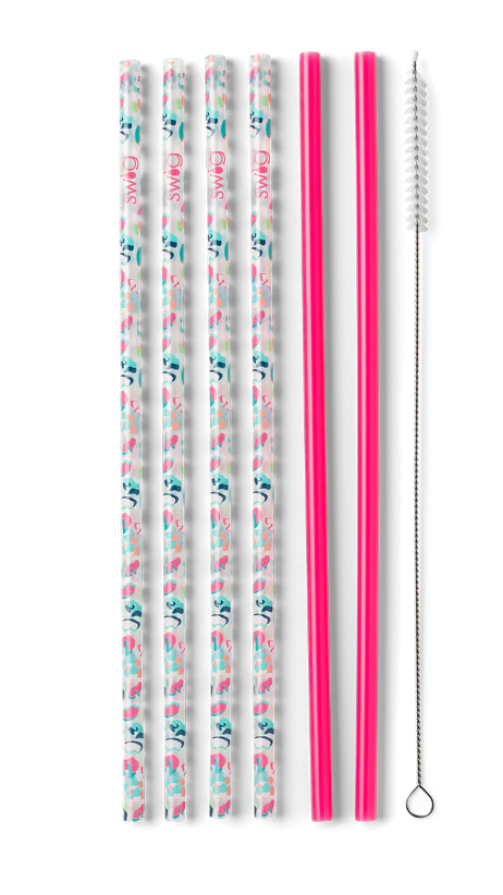 SWIG Party Animal Tall Straw Set