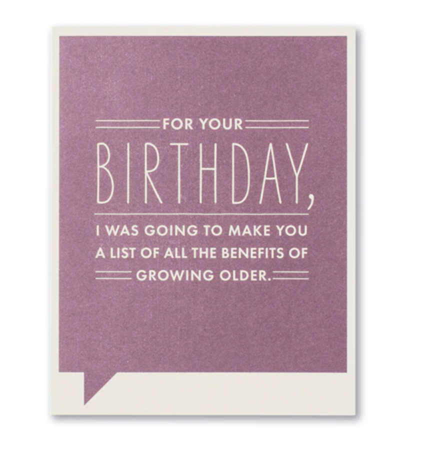 For Your Birthday card