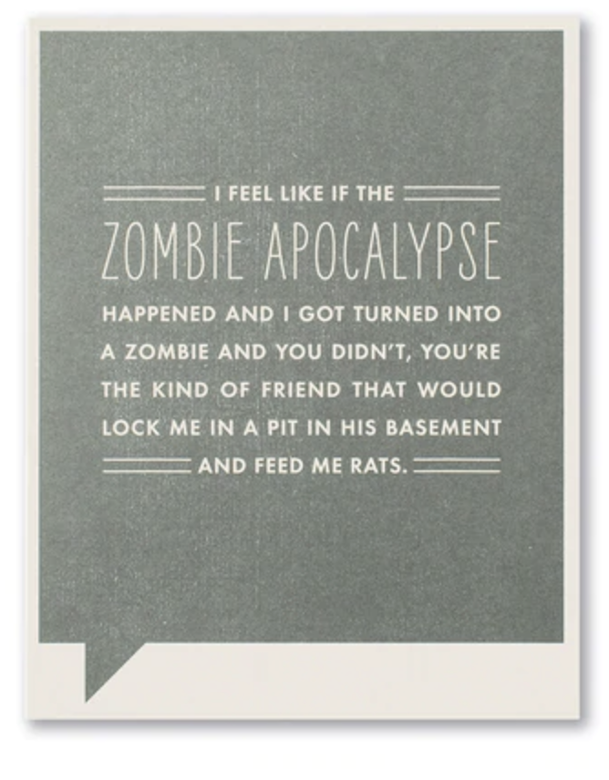 Zombie Apocalypse card