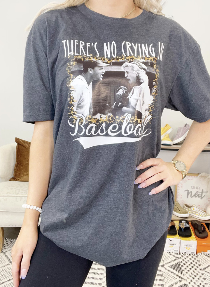 No Crying in Baseball Graphic Tee