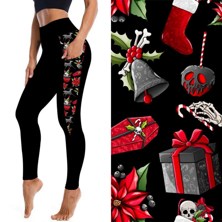 Merry Deathmas Kids' Leggings with Pockets