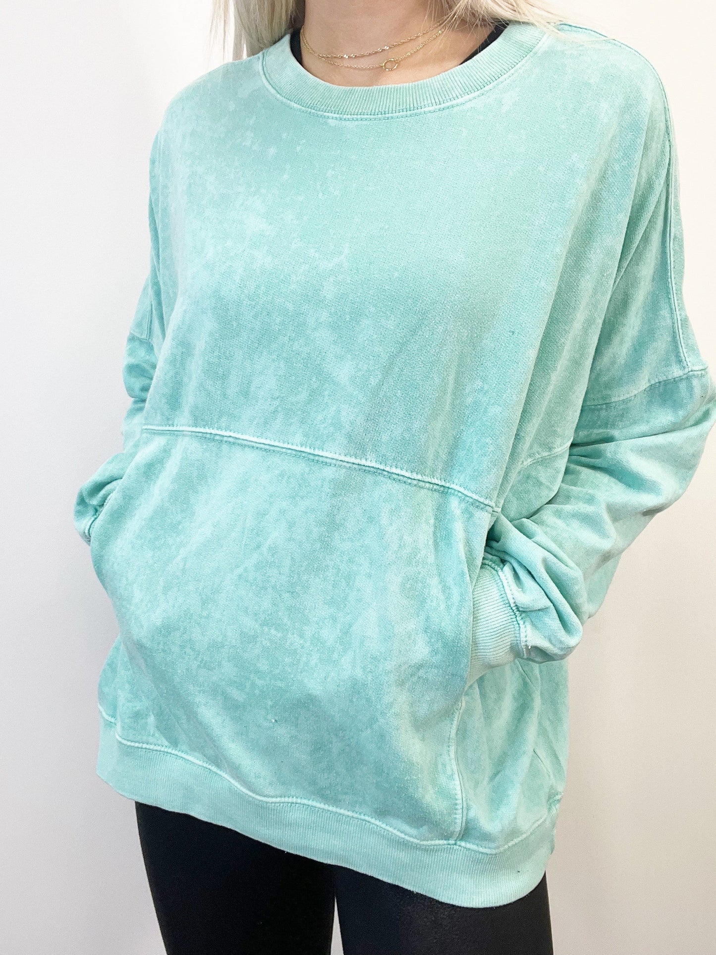 Mint Long Sleeve Top