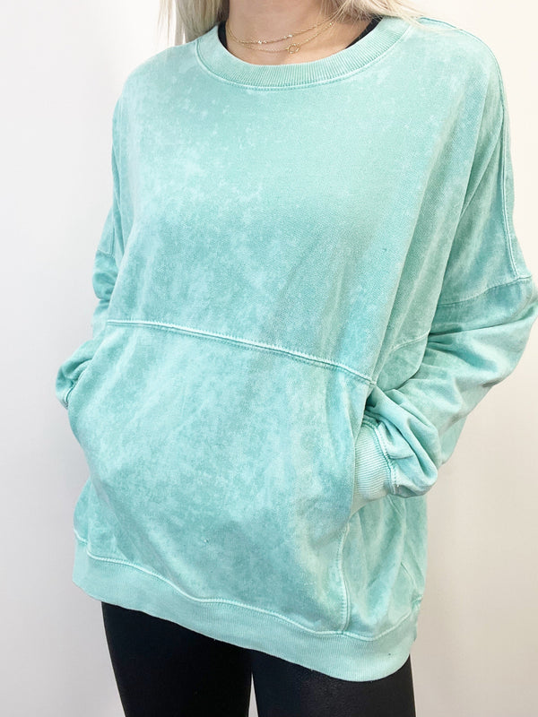 Mint Long Sleeve Top