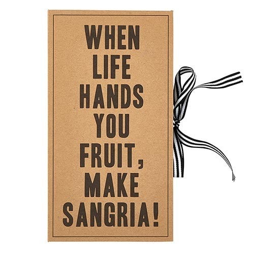 *Cardboard Book Set - Sangria Kit