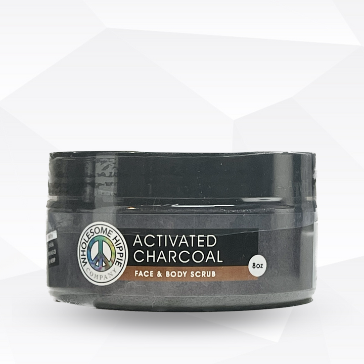 Activated Charcoal Face & Body Scrub 8oz