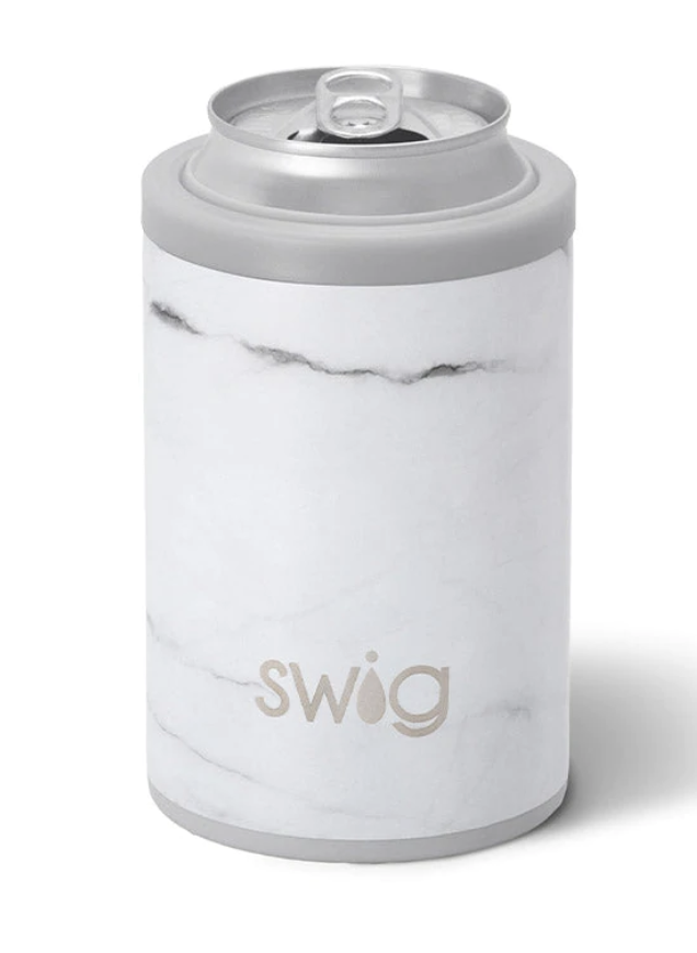 Swig-Marble Can + Bottle Cooler 12 oz