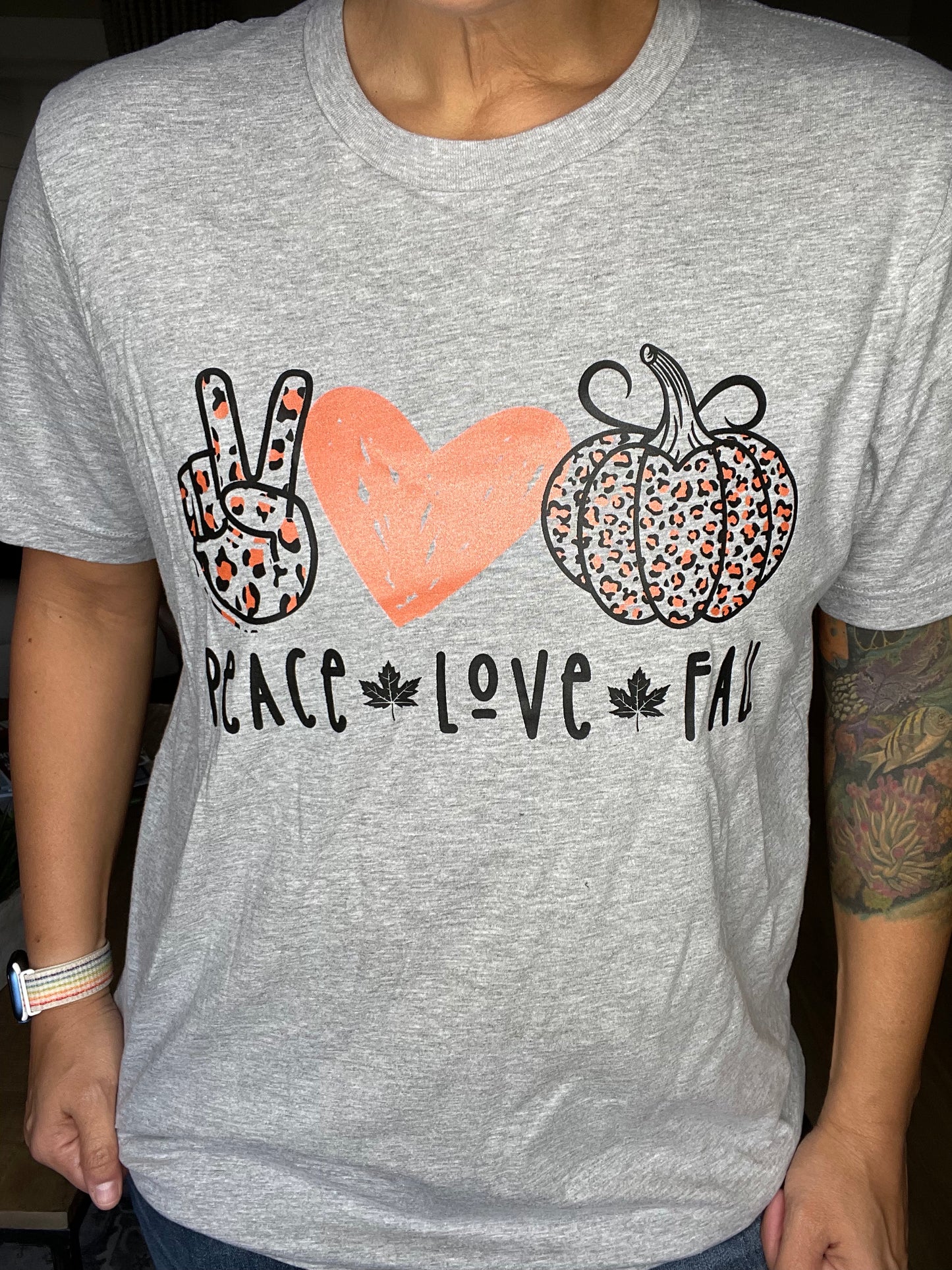 Peace-Love-Fall Graphic Tee