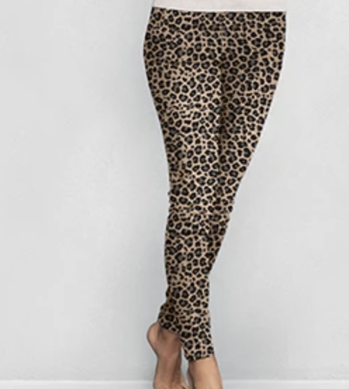 Fleece Lined Leggings ***Plaid or Leopard – Featherandvine