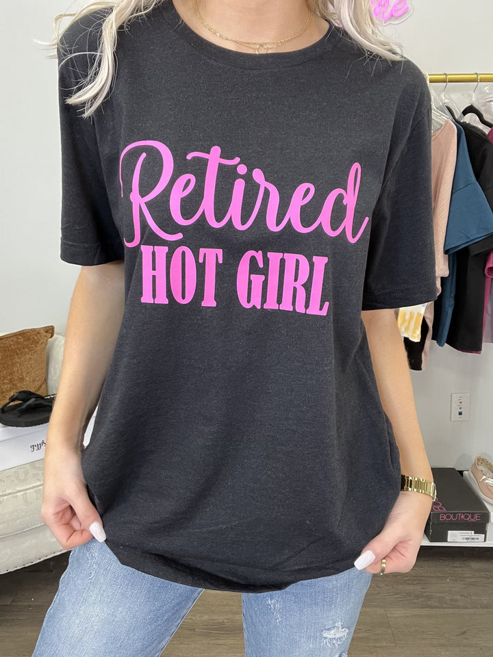 Retired Hot Girl Graphic Tee