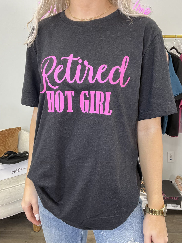 Retired Hot Girl Graphic Tee