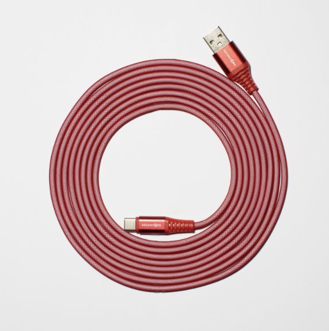 LED Type C 10 ft Sound Activated Cord-Red