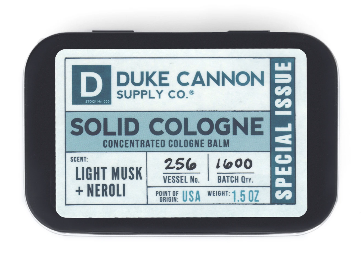 Duke Cannon | Solid Cologne- Light Musk & Neroli