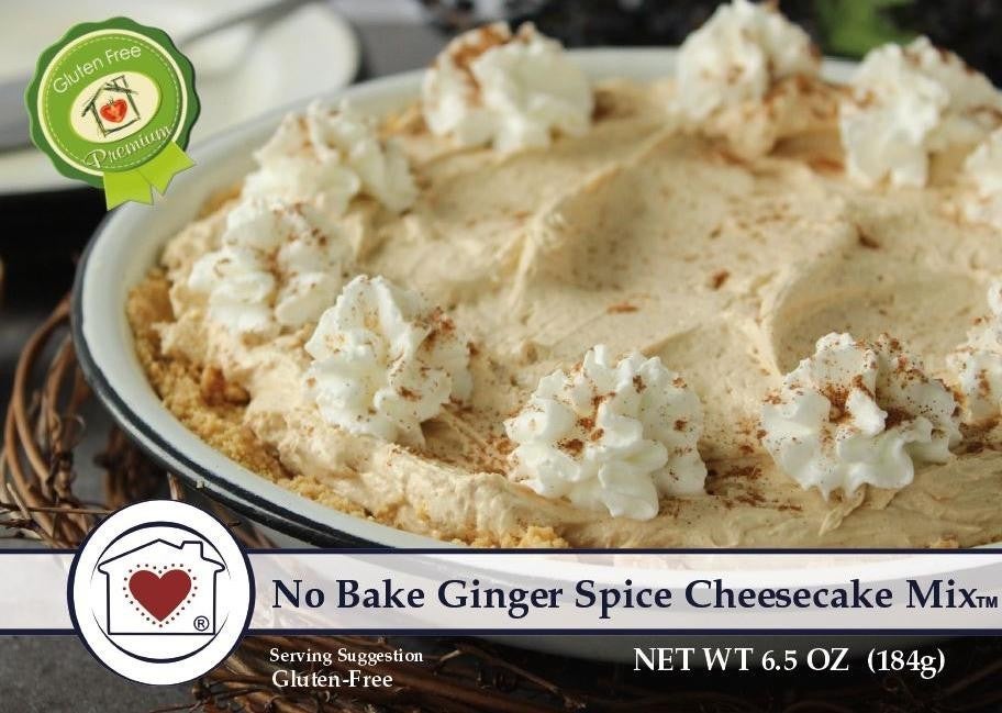 No Bake Ginger Spice Cheesecake